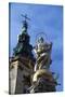 One of Two Towers of Baroque Pianist Church of Maria Treu-null-Stretched Canvas