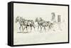 One of Williamson's Stages, C.1892-Frederic Sackrider Remington-Framed Stretched Canvas