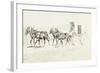 One of Williamson's Stages, C.1892-Frederic Sackrider Remington-Framed Giclee Print