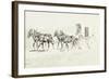 One of Williamson's Stages, C.1892-Frederic Sackrider Remington-Framed Giclee Print
