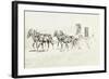 One of Williamson's Stages, C.1892-Frederic Sackrider Remington-Framed Giclee Print