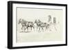 One of Williamson's Stages, C.1892-Frederic Sackrider Remington-Framed Giclee Print