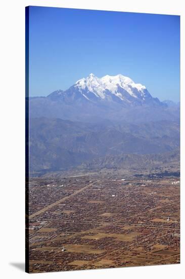 One of World's Highest City, Below the Illimani Mt, El Alto, Bolivia-Anthony Asael-Stretched Canvas