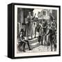 One of Wycliffe's Poor Priests Preaching to the People-null-Framed Stretched Canvas