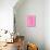 One On Pink-null-Art Print displayed on a wall