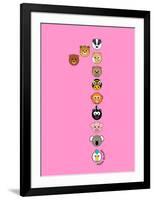 One On Pink-null-Framed Giclee Print