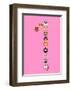 One On Pink-null-Framed Giclee Print