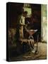 one pBlacksmith-Edward Henry Potthast-Stretched Canvas