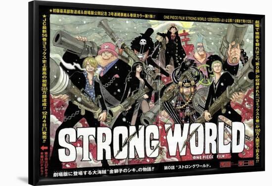 One Piece Film: Strong World - Japanese Style-null-Framed Poster