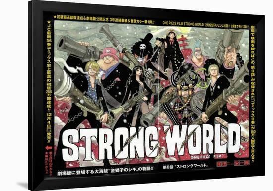 One Piece Film: Strong World - Japanese Style-null-Framed Poster