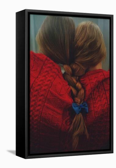 One Plait-Michalina Wozniak-Framed Stretched Canvas