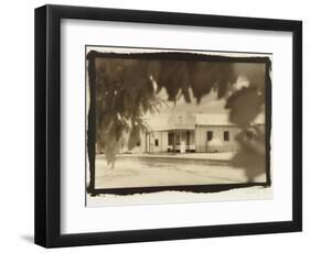 One pump Gas Station, Australia-Theo Westenberger-Framed Photographic Print