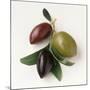 One Red, One Green and One Black Olive-Luzia Ellert-Mounted Photographic Print