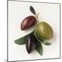 One Red, One Green and One Black Olive-Luzia Ellert-Mounted Photographic Print