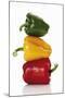 One Red, One Yellow and One Green Pepper, Stacked-Dieter Heinemann-Mounted Photographic Print