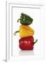 One Red, One Yellow and One Green Pepper, Stacked-Dieter Heinemann-Framed Photographic Print