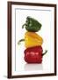 One Red, One Yellow and One Green Pepper, Stacked-Dieter Heinemann-Framed Photographic Print