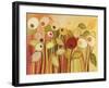 One Red Posie-Jennifer Lommers-Framed Giclee Print