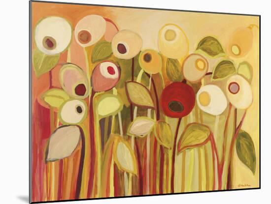 One Red Posie-Jennifer Lommers-Mounted Giclee Print