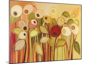 One Red Posie-Jennifer Lommers-Mounted Giclee Print