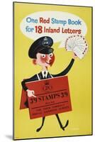 One Red Stamp Book for 18 Inland Letters-AG Keeler-Mounted Art Print