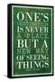 One's Destination Henry Miller Quote-null-Framed Stretched Canvas