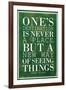 One's Destination Henry Miller Quote-null-Framed Art Print