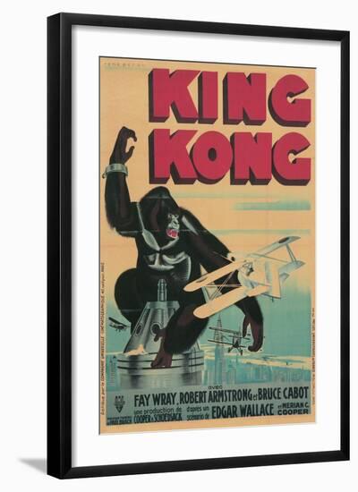 One-Sheet for King Kong-null-Framed Art Print