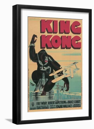 One-Sheet for King Kong-null-Framed Art Print