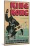 One-Sheet for King Kong-null-Mounted Art Print