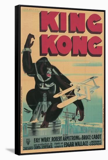 One-Sheet for King Kong-null-Framed Stretched Canvas