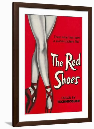 One-Sheet for the Red Shoes-null-Framed Art Print