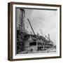 One Side of the War Department While Undergoing Construction-null-Framed Photographic Print