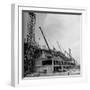 One Side of the War Department While Undergoing Construction-null-Framed Photographic Print