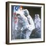 One Small Step for Man- One giant leap for Mankind, 1975-Sandra Lawrence-Framed Giclee Print