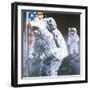 One Small Step for Man- One giant leap for Mankind, 1975-Sandra Lawrence-Framed Giclee Print