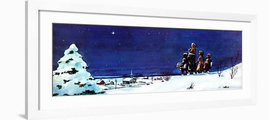 One Snowy Christmas - Jack & Jill-Leonard Vosburgh-Framed Giclee Print