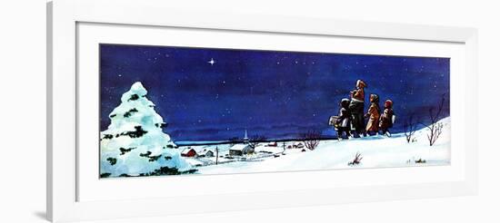 One Snowy Christmas - Jack & Jill-Leonard Vosburgh-Framed Giclee Print