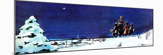 One Snowy Christmas - Jack & Jill-Leonard Vosburgh-Mounted Giclee Print