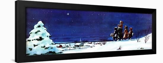 One Snowy Christmas - Jack & Jill-Leonard Vosburgh-Framed Giclee Print