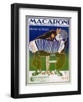 One-Step for Accordeon or Piano-Jan Du Mon-Framed Art Print