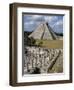 One Thousand Mayan Columns and the Great Pyramid El Castillo, Chichen Itza, Mexico-Christopher Rennie-Framed Photographic Print