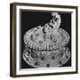 One Tier Wedding Cake with Gondola-null-Framed Photographic Print
