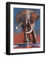 One Ton drinking-Mark Adlington-Framed Giclee Print