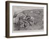 One Touch of Nature Makes the Whole World Kin, an Impromptu Picnic on the Battlefield-Arthur Paine Garratt-Framed Giclee Print
