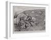 One Touch of Nature Makes the Whole World Kin, an Impromptu Picnic on the Battlefield-Arthur Paine Garratt-Framed Giclee Print