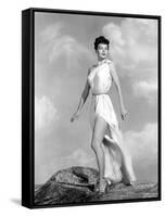 ONE TOUCH OF VENUS, 1948 directed by WILLIAM A. SEITER Ava Gardner (b/w photo)-null-Framed Stretched Canvas