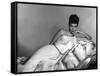 ONE TOUCH OF VENUS, 1948 directed by WILLIAM A. SEITER Ava Gardner (b/w photo)-null-Framed Stretched Canvas