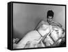 ONE TOUCH OF VENUS, 1948 directed by WILLIAM A. SEITER Ava Gardner (b/w photo)-null-Framed Stretched Canvas