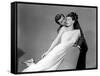ONE TOUCH OF VENUS, 1948 directed by WILLIAM A. SEITER Ava Gardner / Robert Walker (b/w photo)-null-Framed Stretched Canvas